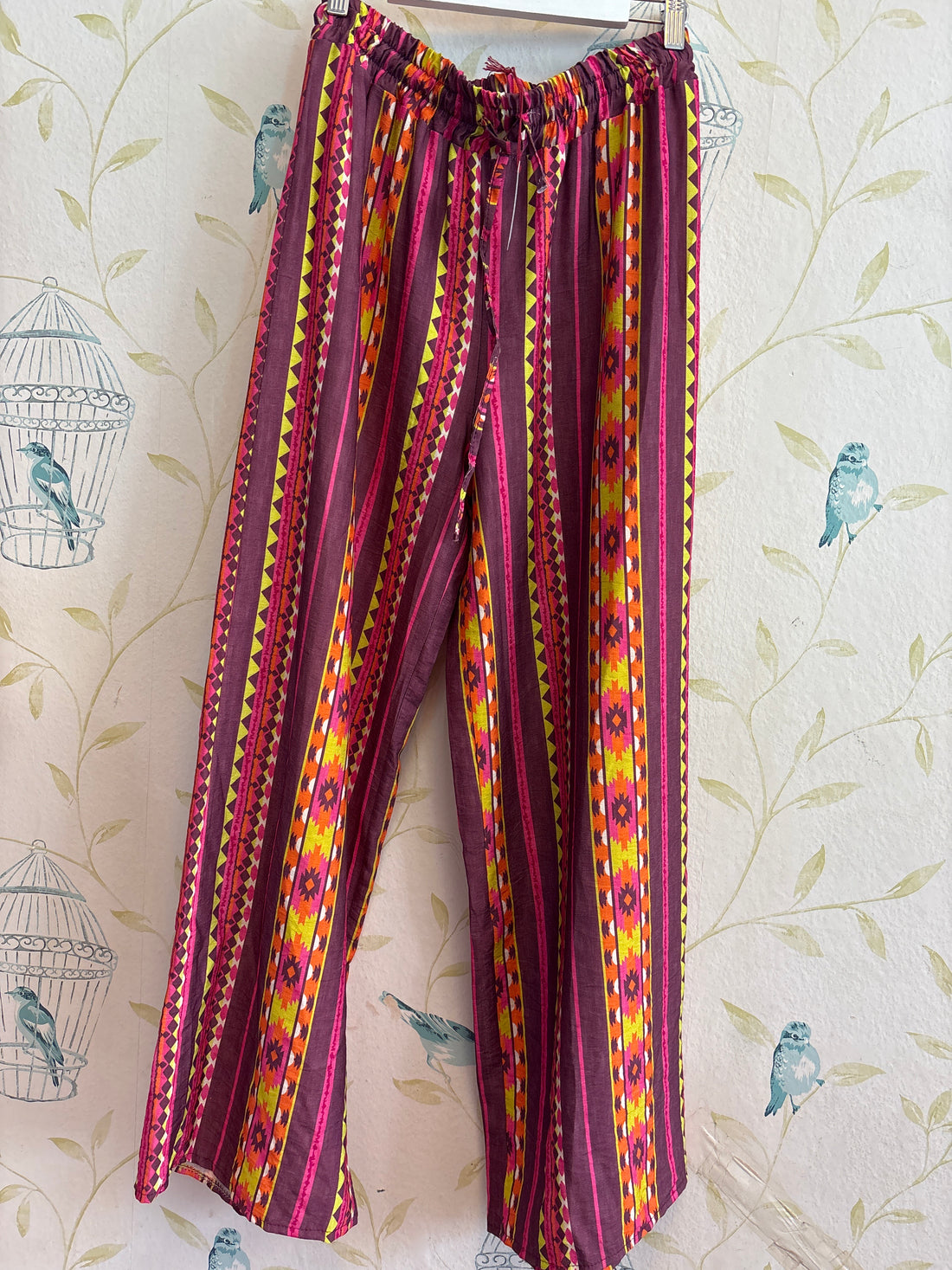 Pantalón Fantasía Berenjena