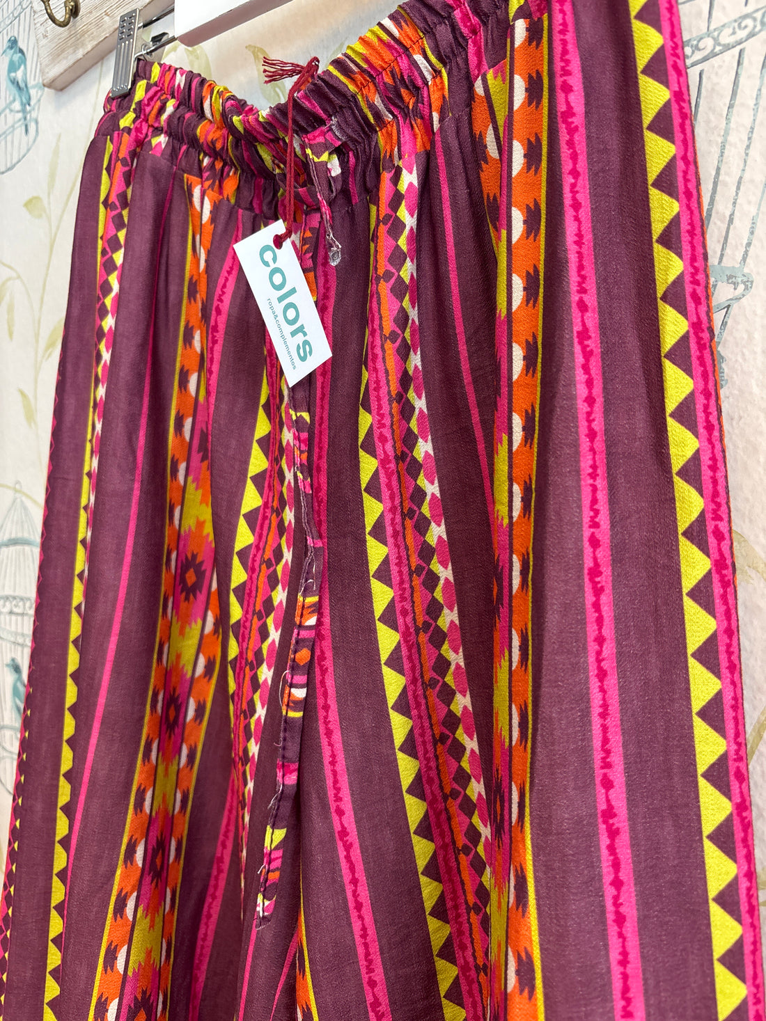 Pantalón Fantasía Berenjena