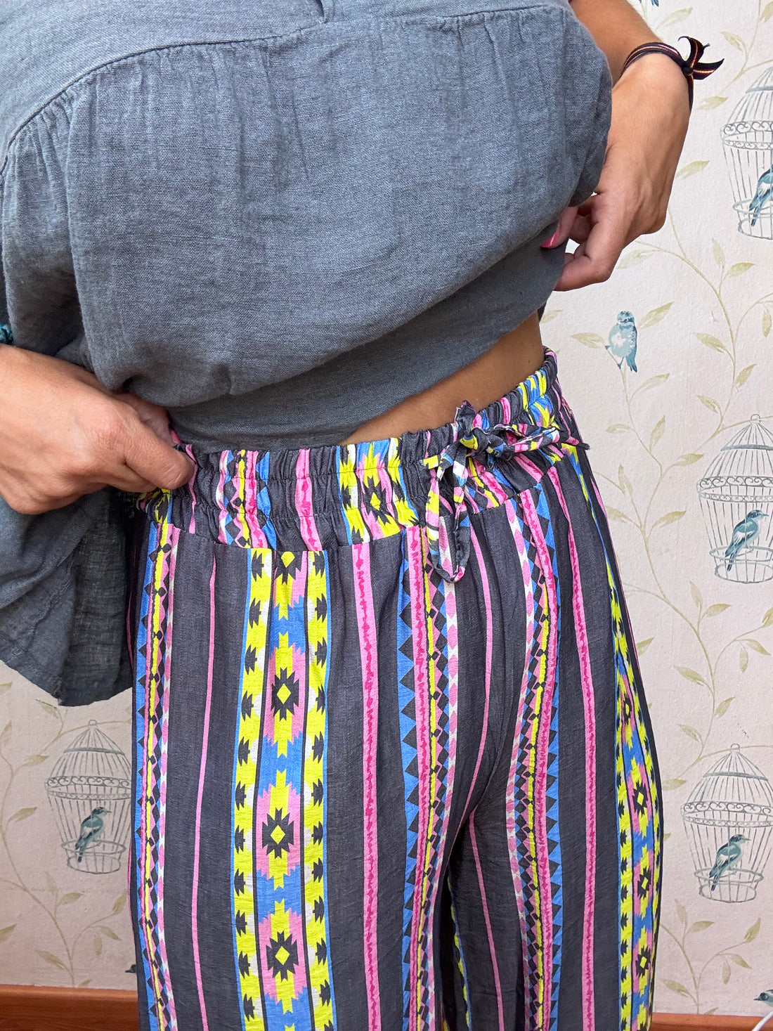 Pantalón Fantasía Gris