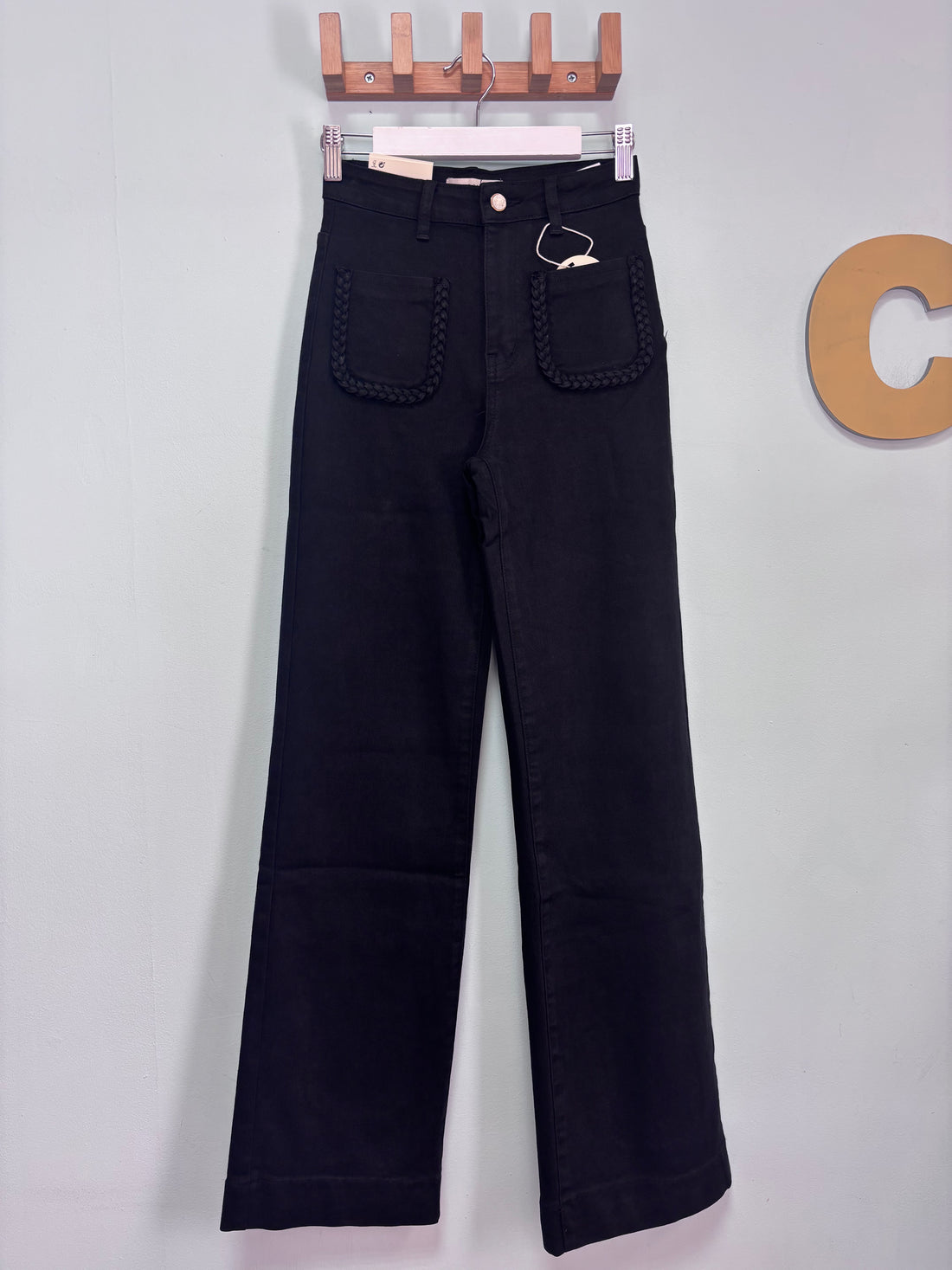 Vaquero Trenzado Negro