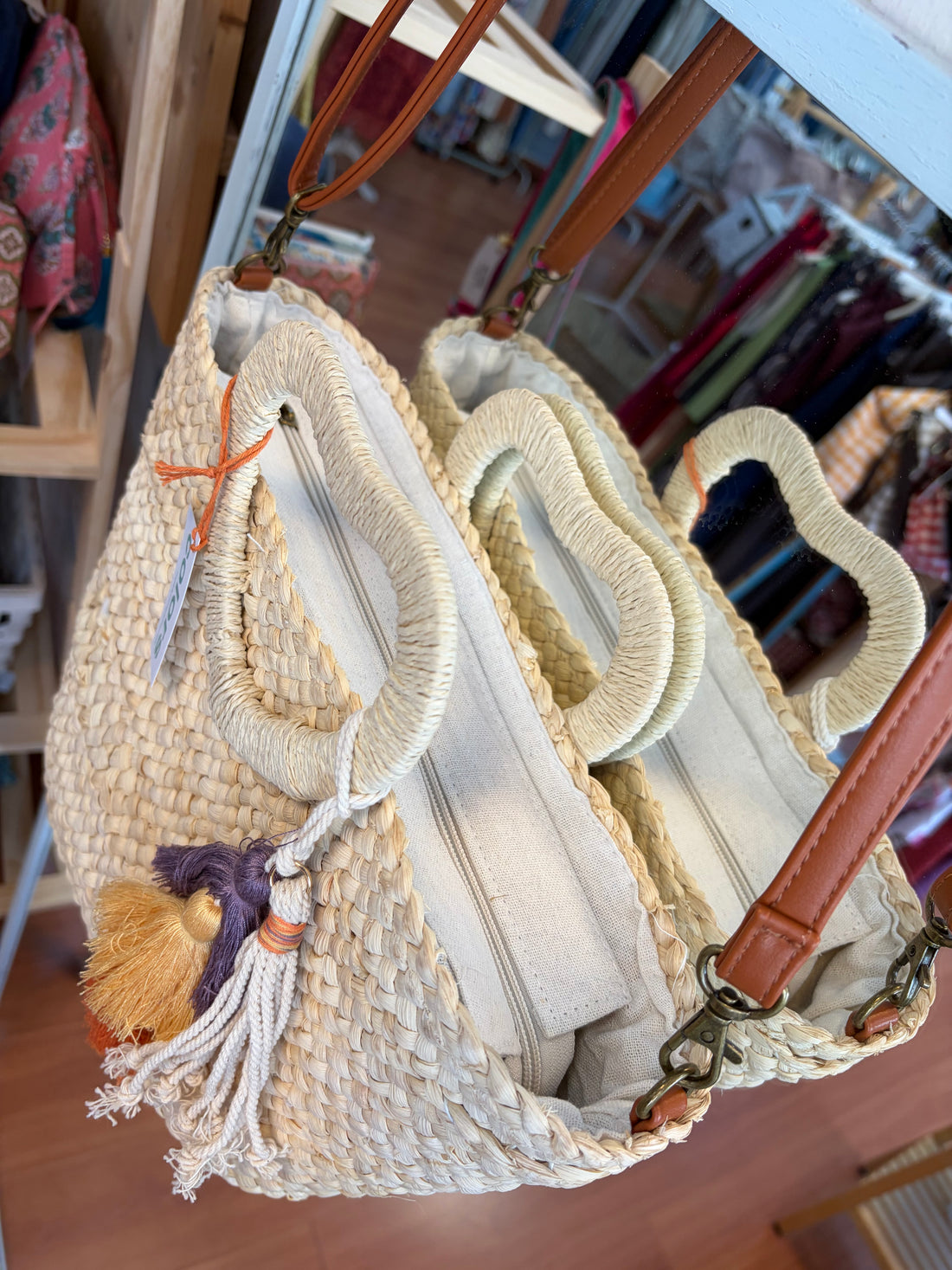 Bolso Rafia Cuore