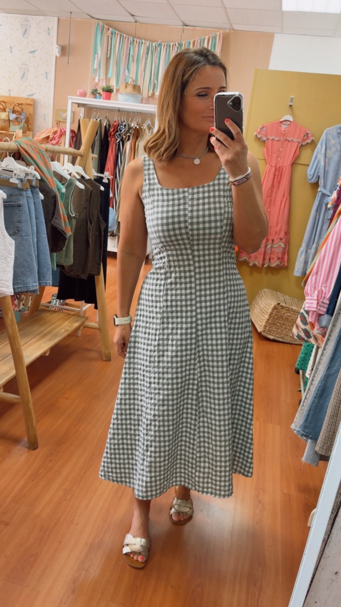 Vestido Vichy