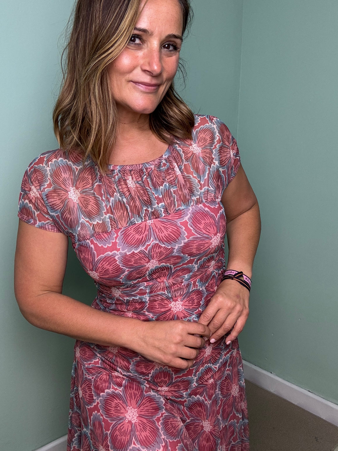 Vestido Azores Coral