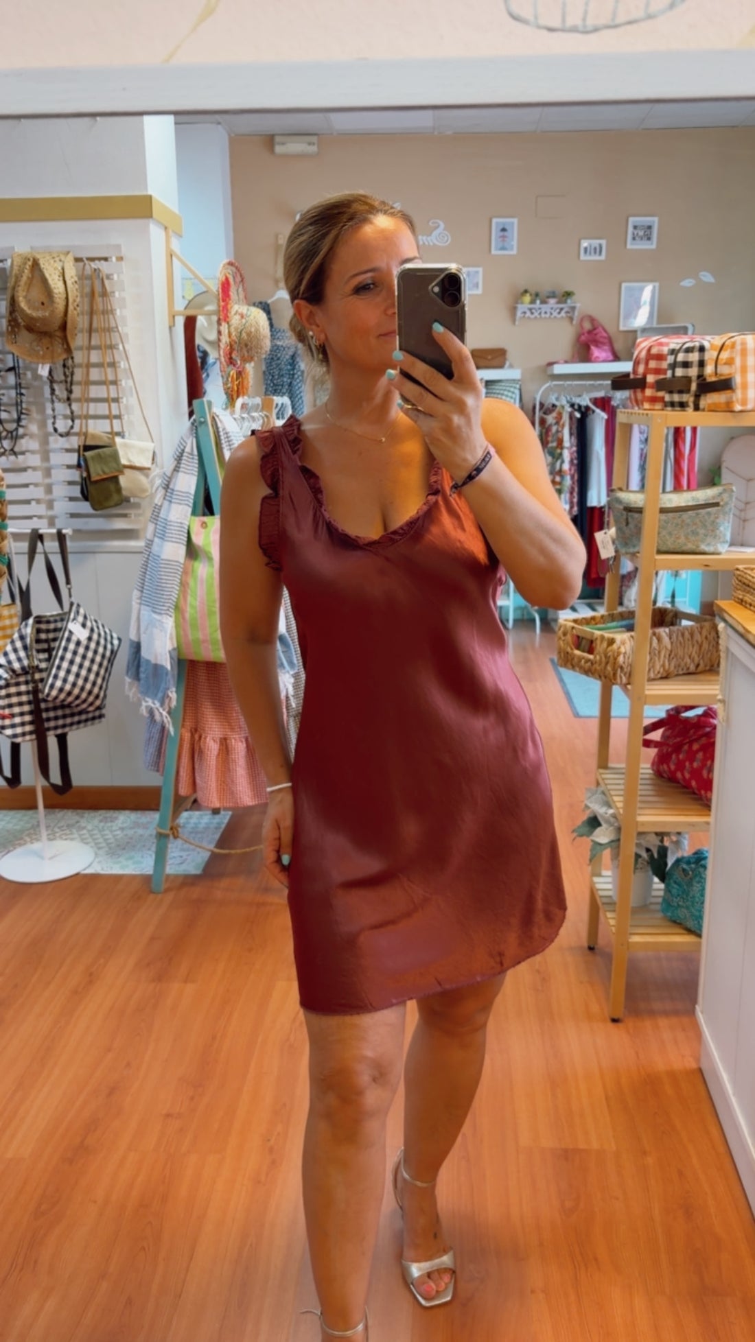 Vestido Satinado