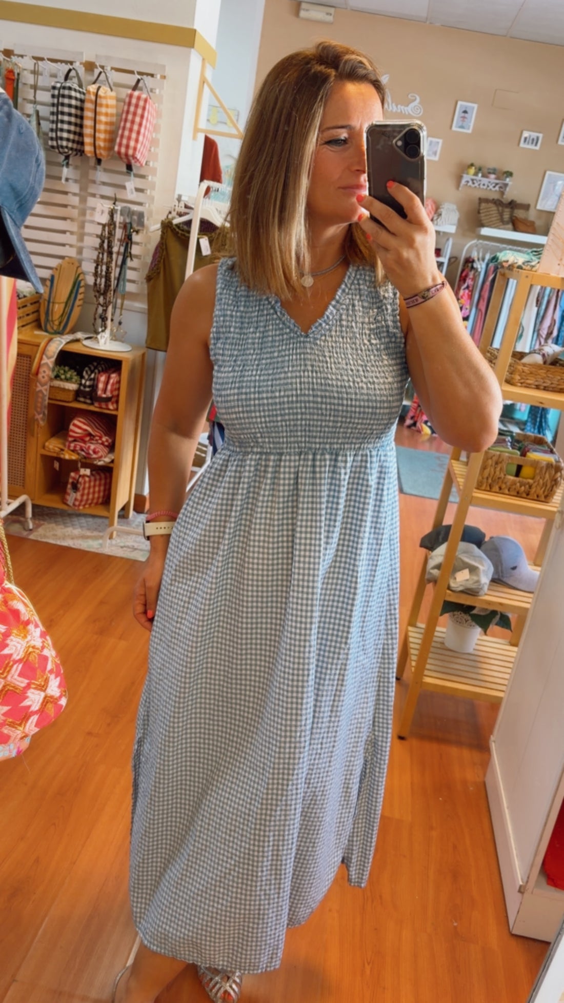 Vestido Vichy