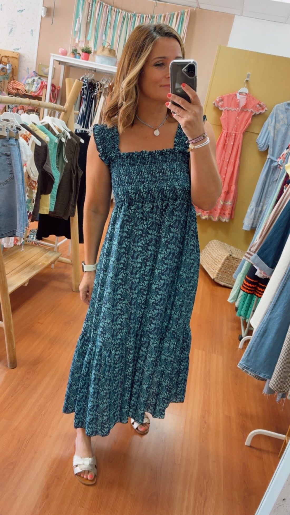 Vestido Nido Abeja