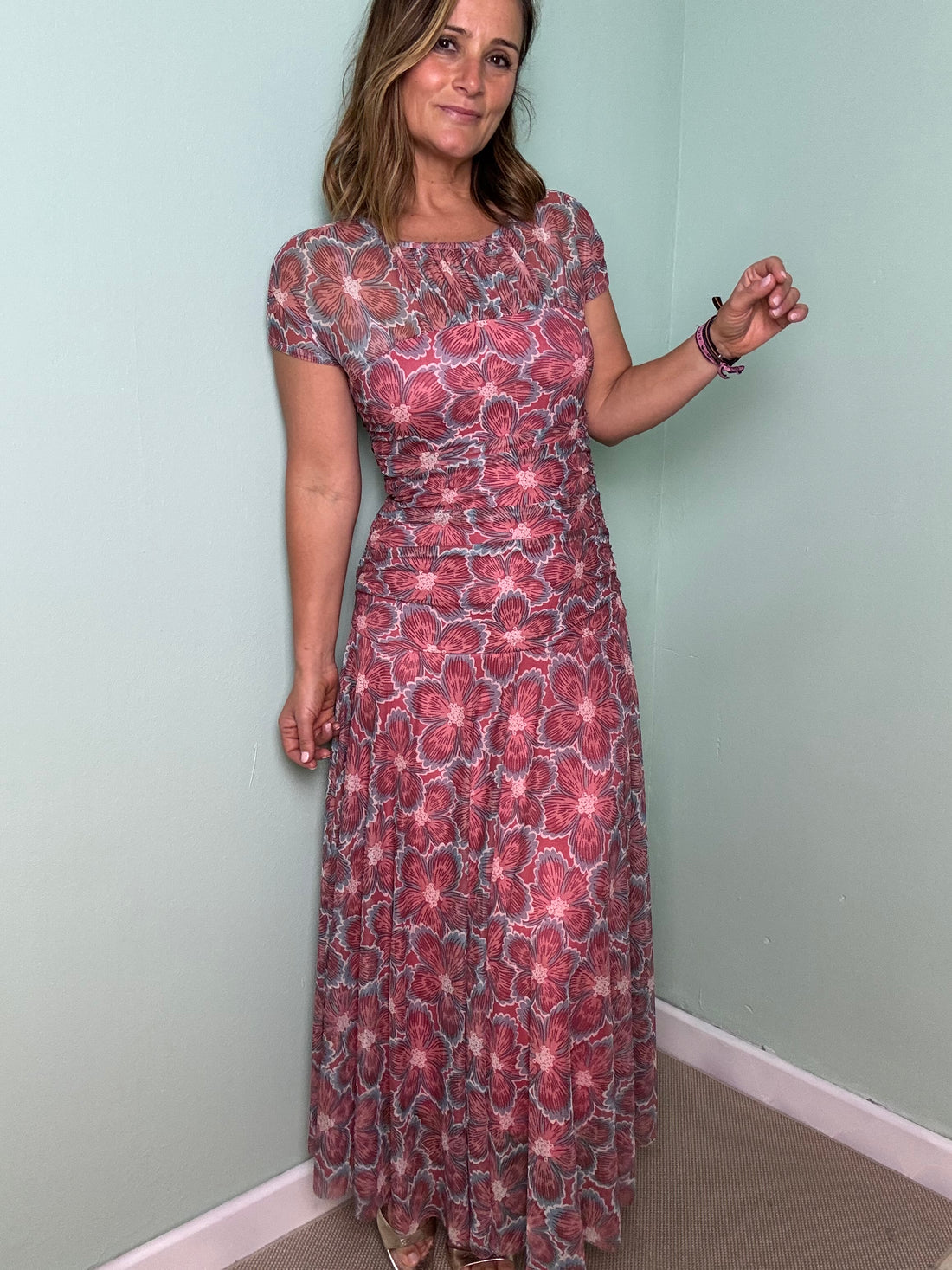 Vestido Azores Coral