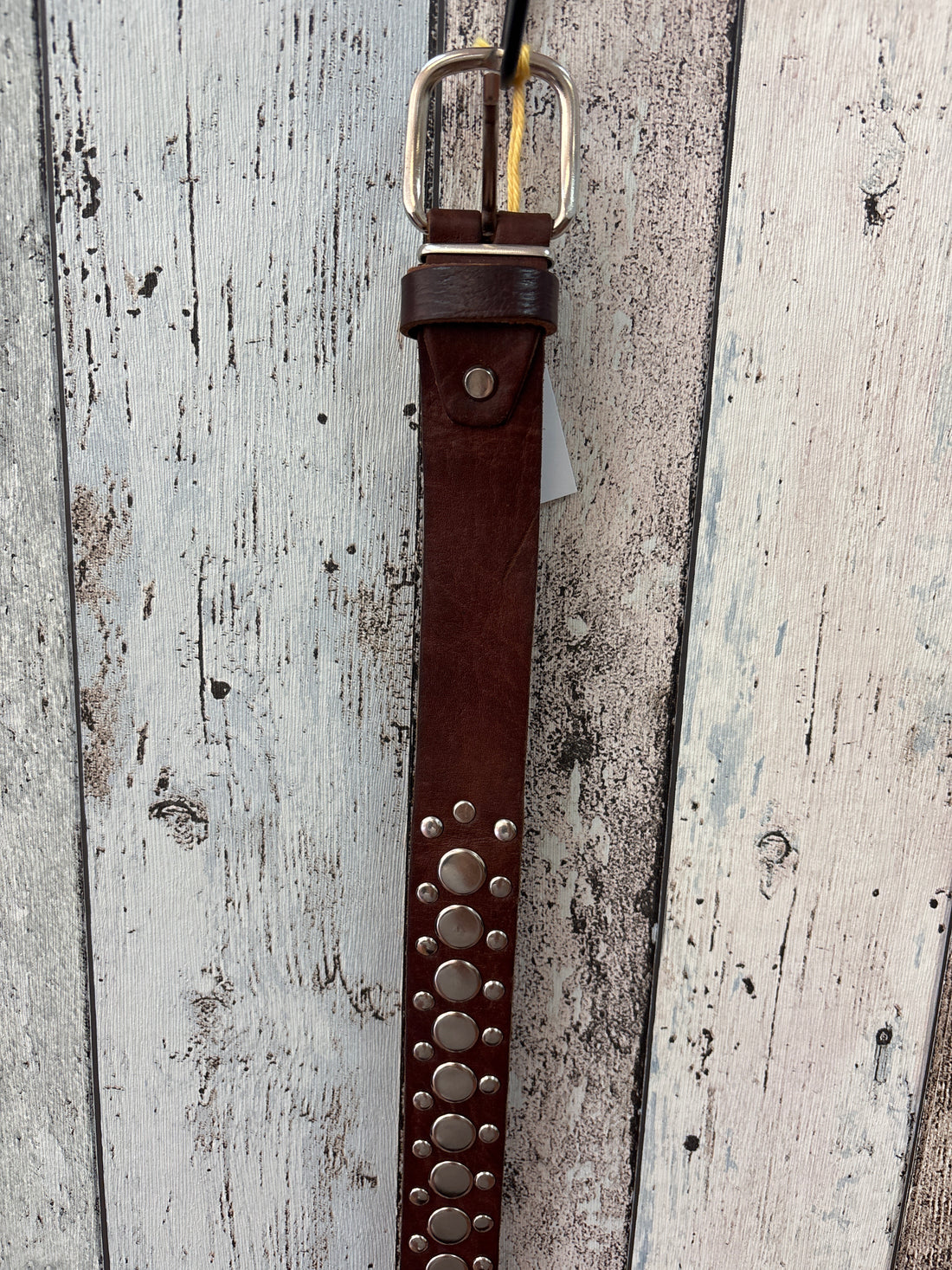 Cinturón Piel Tacha