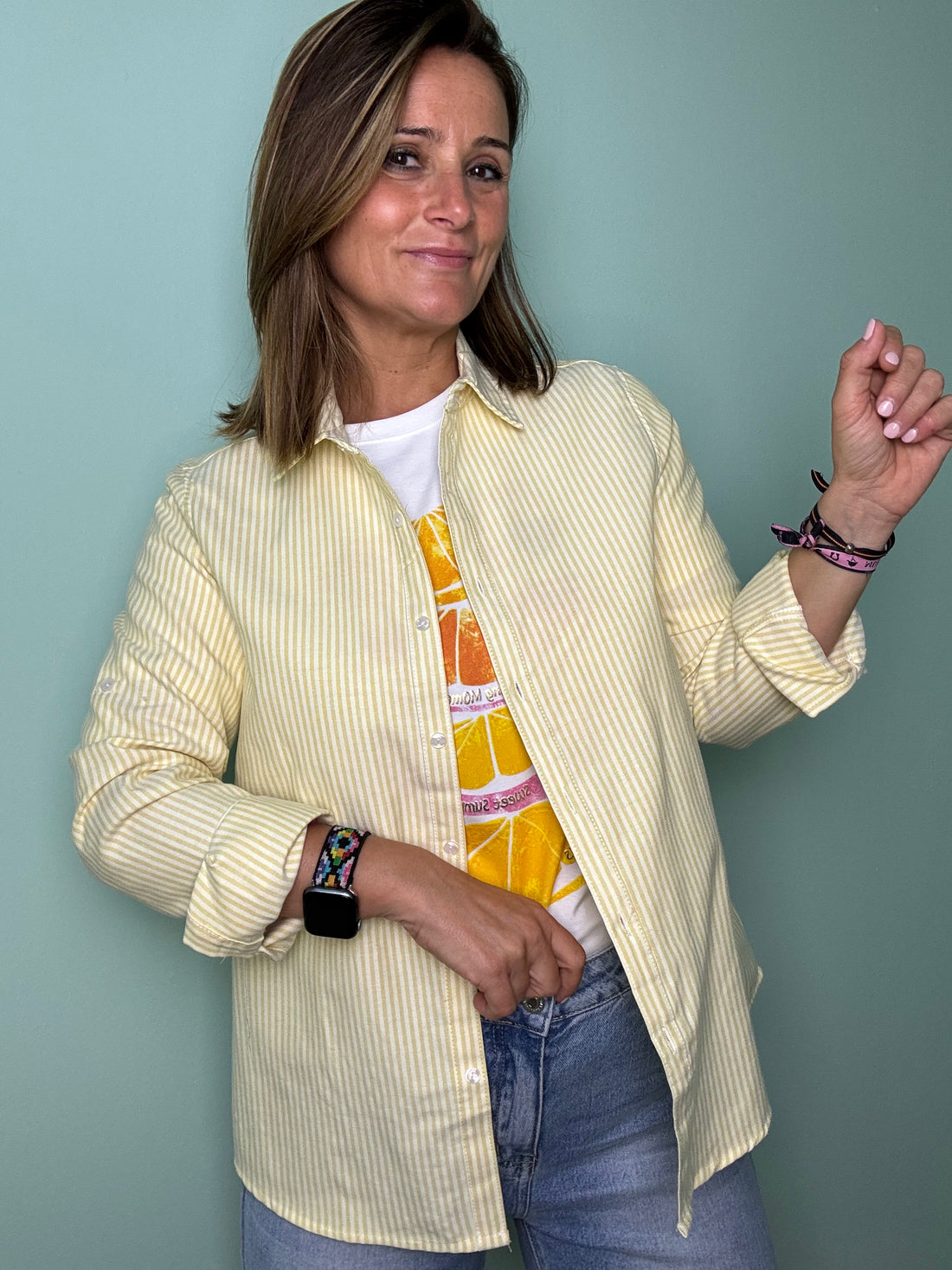 Camisa Oxford