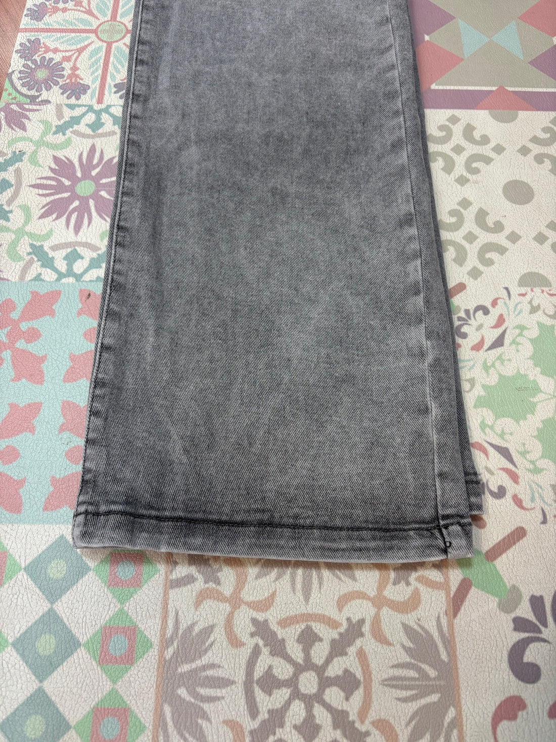 Vaquero Wide Leg Gris