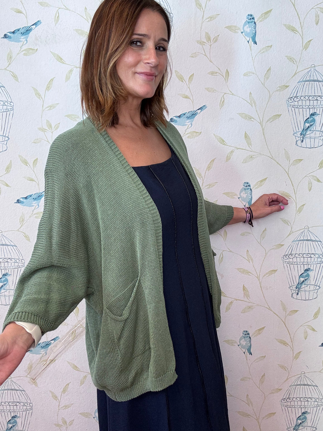 Kimono Punto Bolsillos